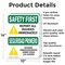 Signmission Safety Culture Sign, 10 in Width, Aluminum, Rectangle OS-2PACK-SF-A-1014-L-10856 - alternate 2